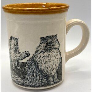Vintage Biltons Persian Cat Stoneware Coffee Mug Coloroll England